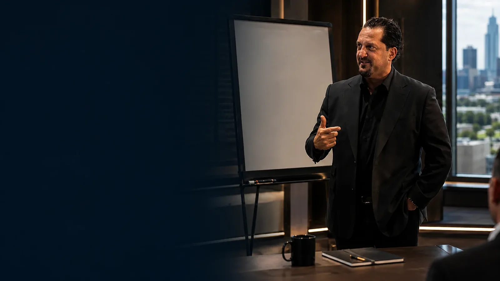 Tony Kurtulan teaching sales execution in a workshop